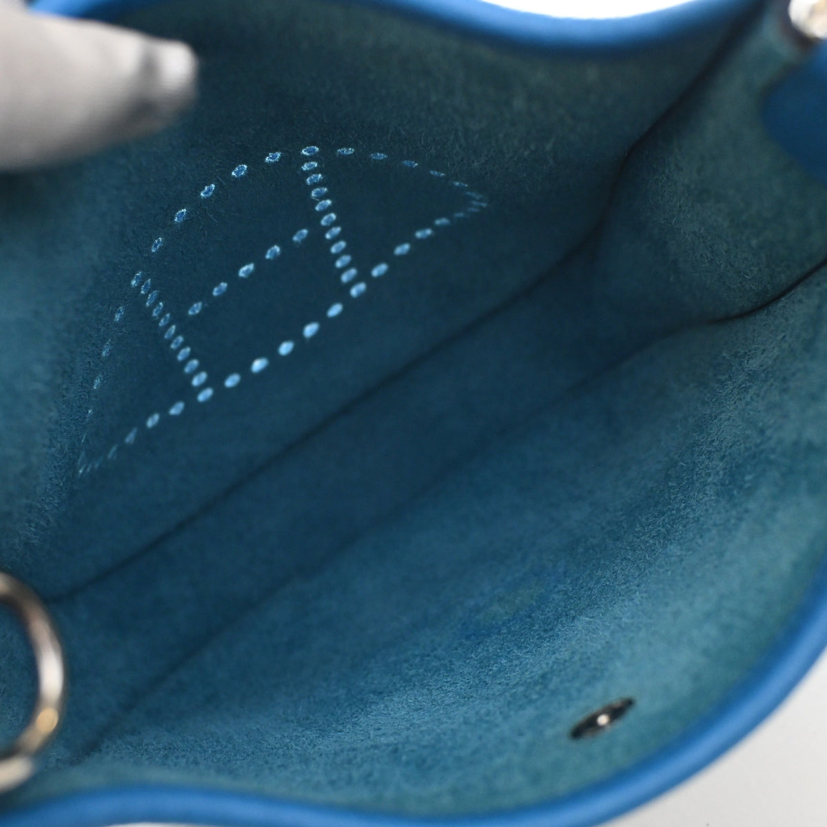 Hermes Bleu Frida Clemence Evelyne TPM 16, photo 11 of 14