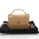 Chanel Lambskin Flap Bag Pe...