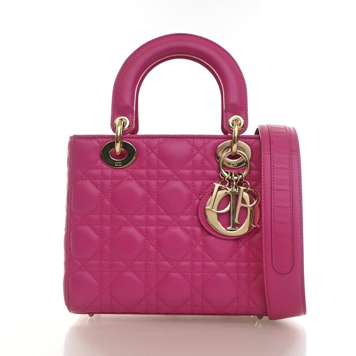Christian Dior Small Lambskin Lucky Badges My Lady Dior