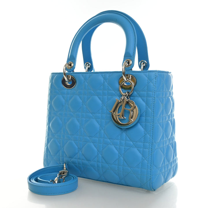 Christian Dior Medium Lambskin Lady Dior