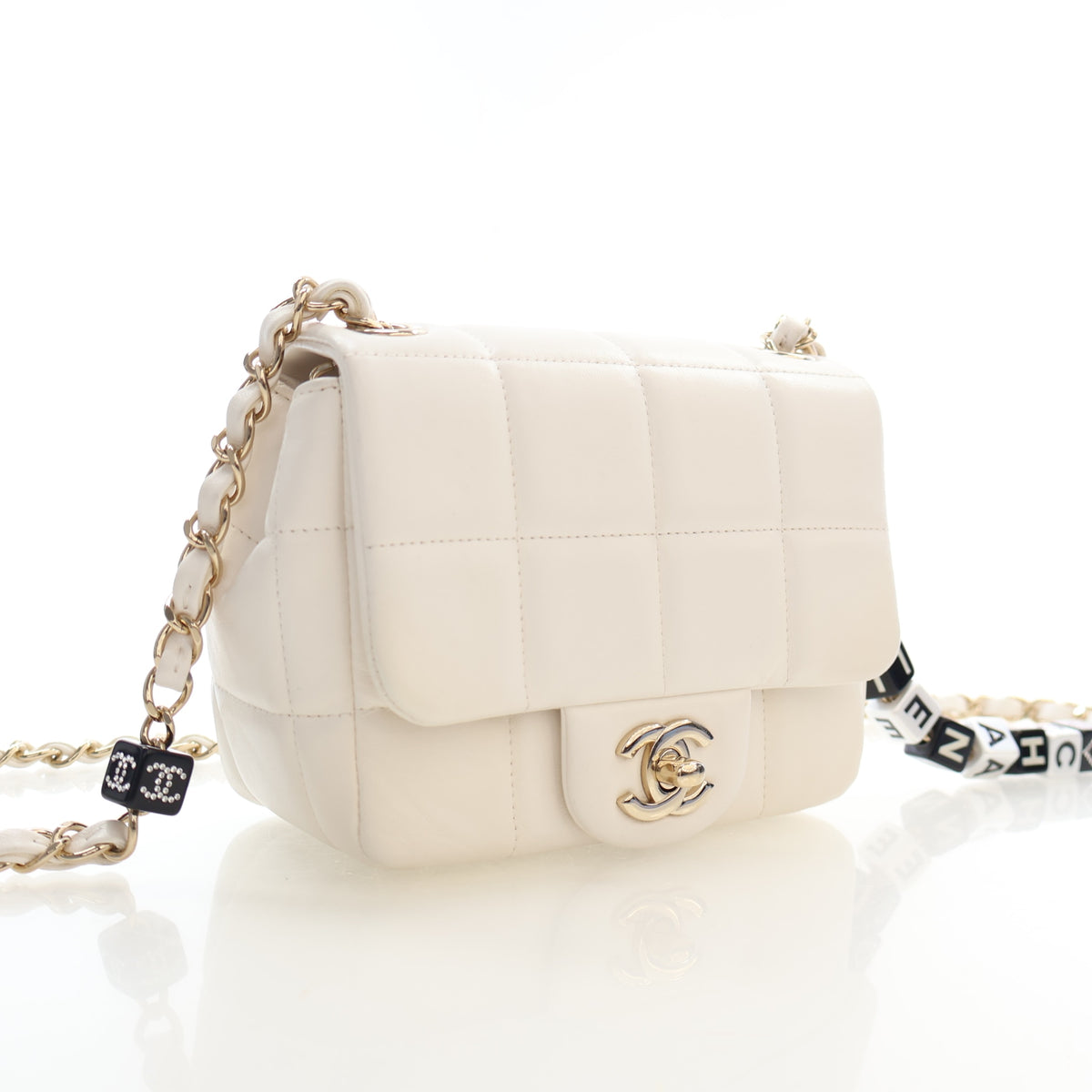 Chanel Mini Lambskin Square Monacoco Flap Bag, photo 2 of 17