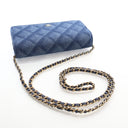 Chanel Denim Wallet on Chain