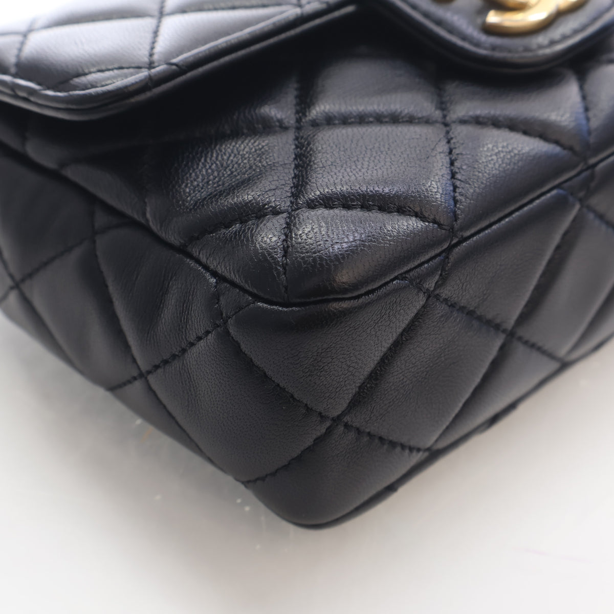 Chanel Mini Lambskin Square Classic Flap Bag, photo 6 of 18