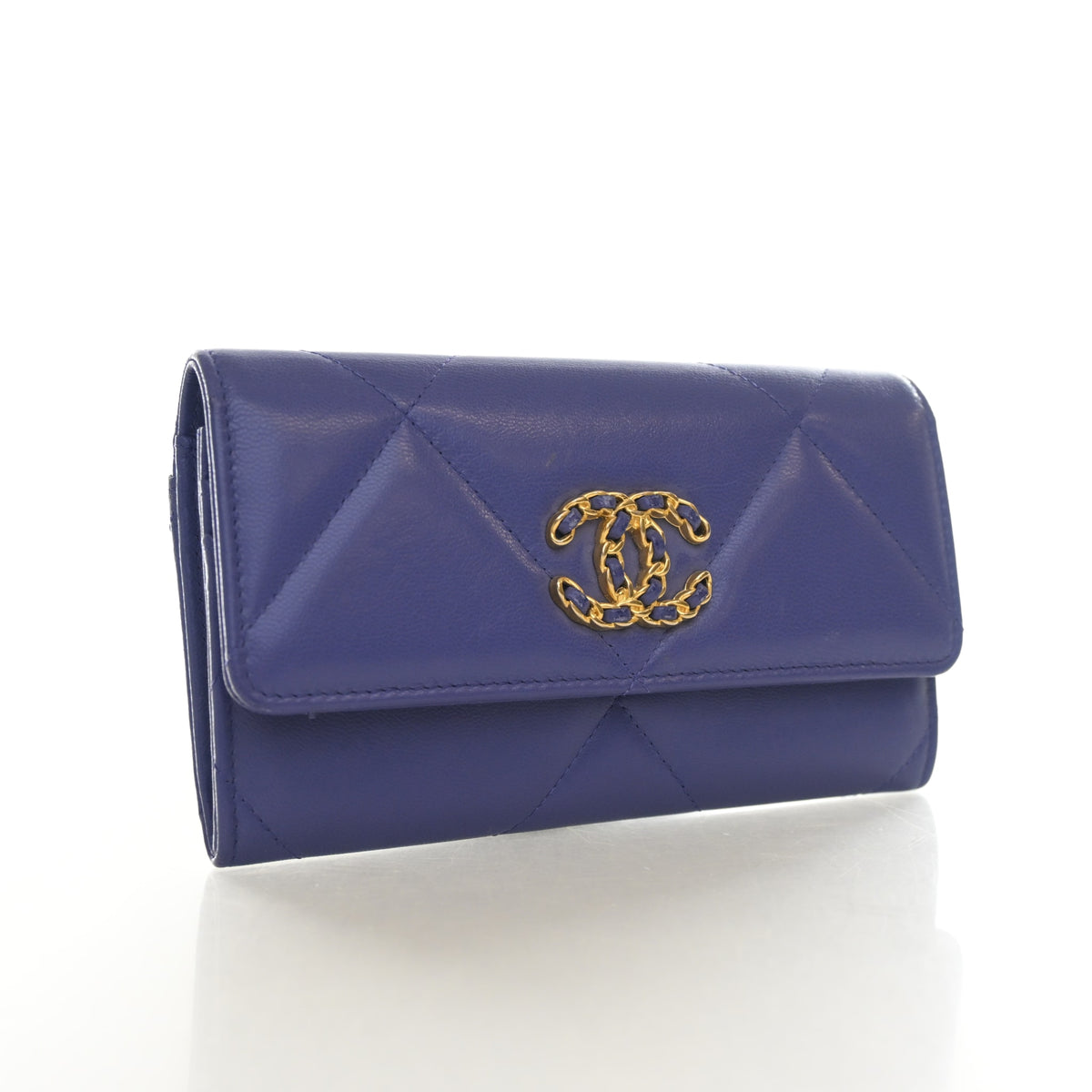 Chanel Goatskin 19 Flap Wallet, photo 2 of 12