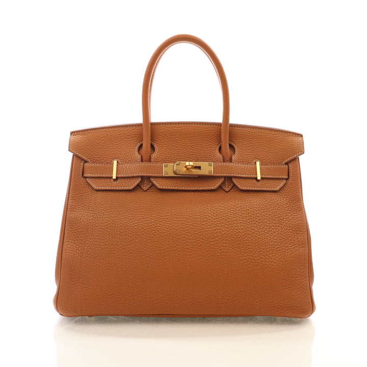 Hermes Vintage Gold Togo 30