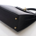 Hermes Noir Ostrich Sellier...