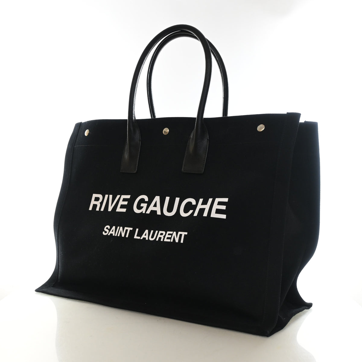 Saint Laurent Large Mixed Fibers Rive Gauche Tote, photo 3 of 17