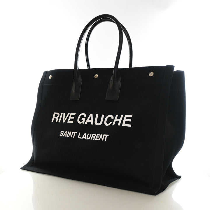 Saint Laurent Large Mixed Fibers Rive Gauche Tote