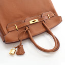 Hermes Gold Clemence Birkin 35