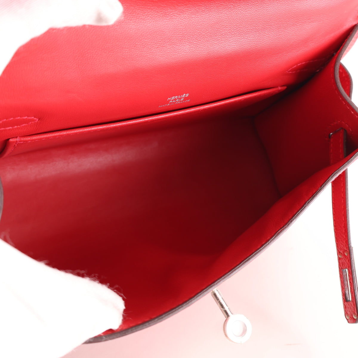 Hermes Rouge Vif Epsom Kelly Pochette, photo 14 of 17