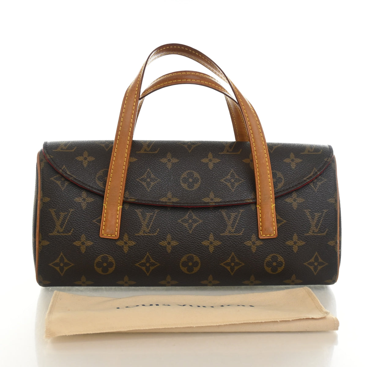 Vintage Louis Vuitton Monogram Sonatine, flat lay