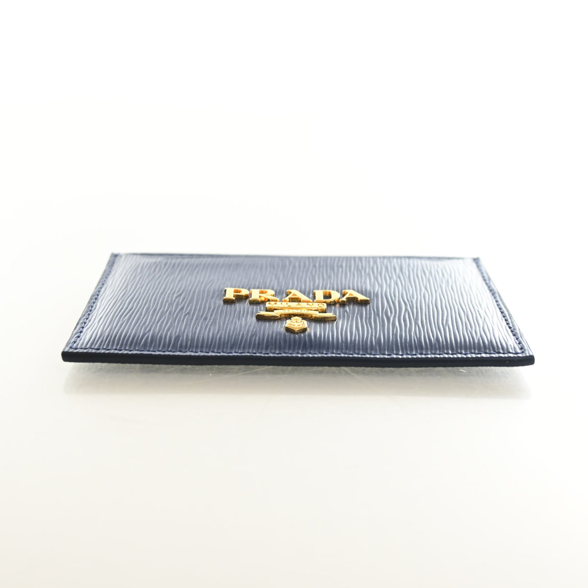 Pre-Owned Prada Card Holder Vitello Move, side view