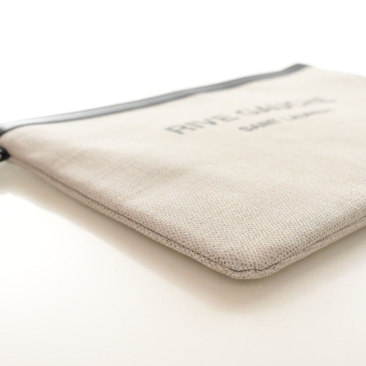 Saint Laurent Mixed Fibers River Gauche Zip Pouch, photo 6 of 12