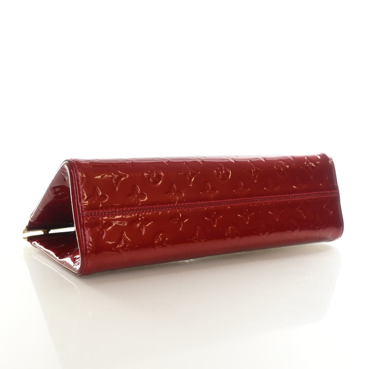 Pre-Owned Louis Vuitton Monogram Vernis Roxbury, side profile