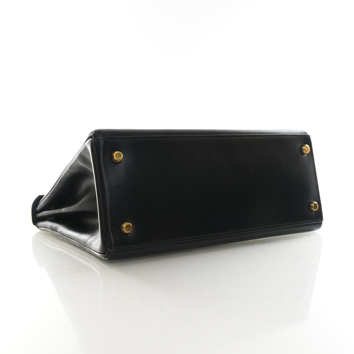 Hermes Vintage Noir Box Calf Kelly 28, photo 5 of 18