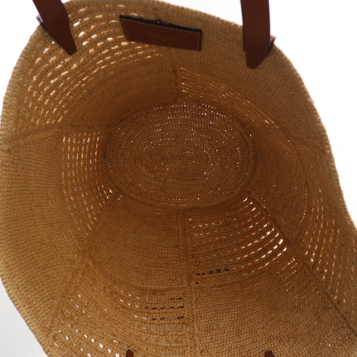 Celine Raffia Classic Panier Couffin Medium Tote, photo 12 of 16