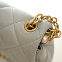 Chanel Mini Lambskin Square...