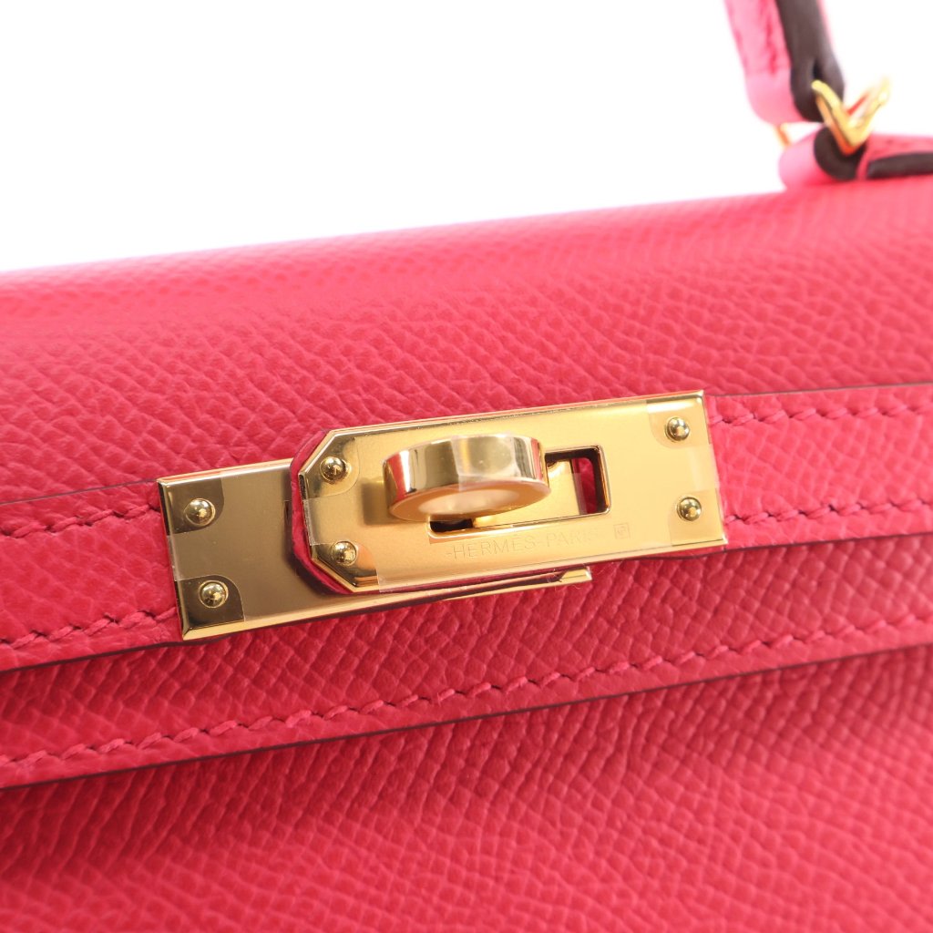 Hermes Rose Extreme Epsom Mini Kelly, photo 5 of 17