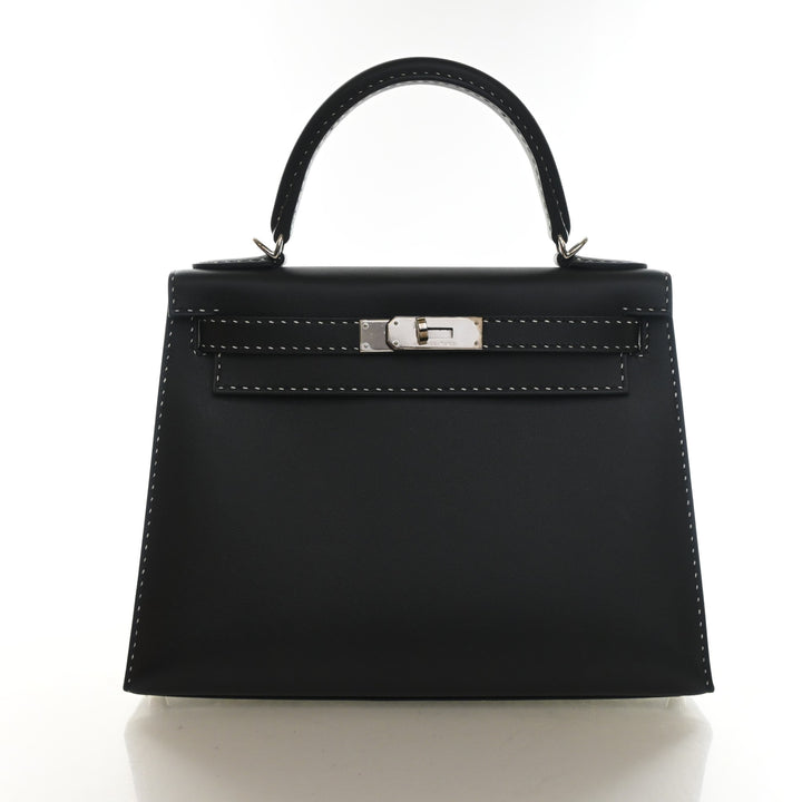Hermes Noir Veau Monsieur Sellier Kelly 28
