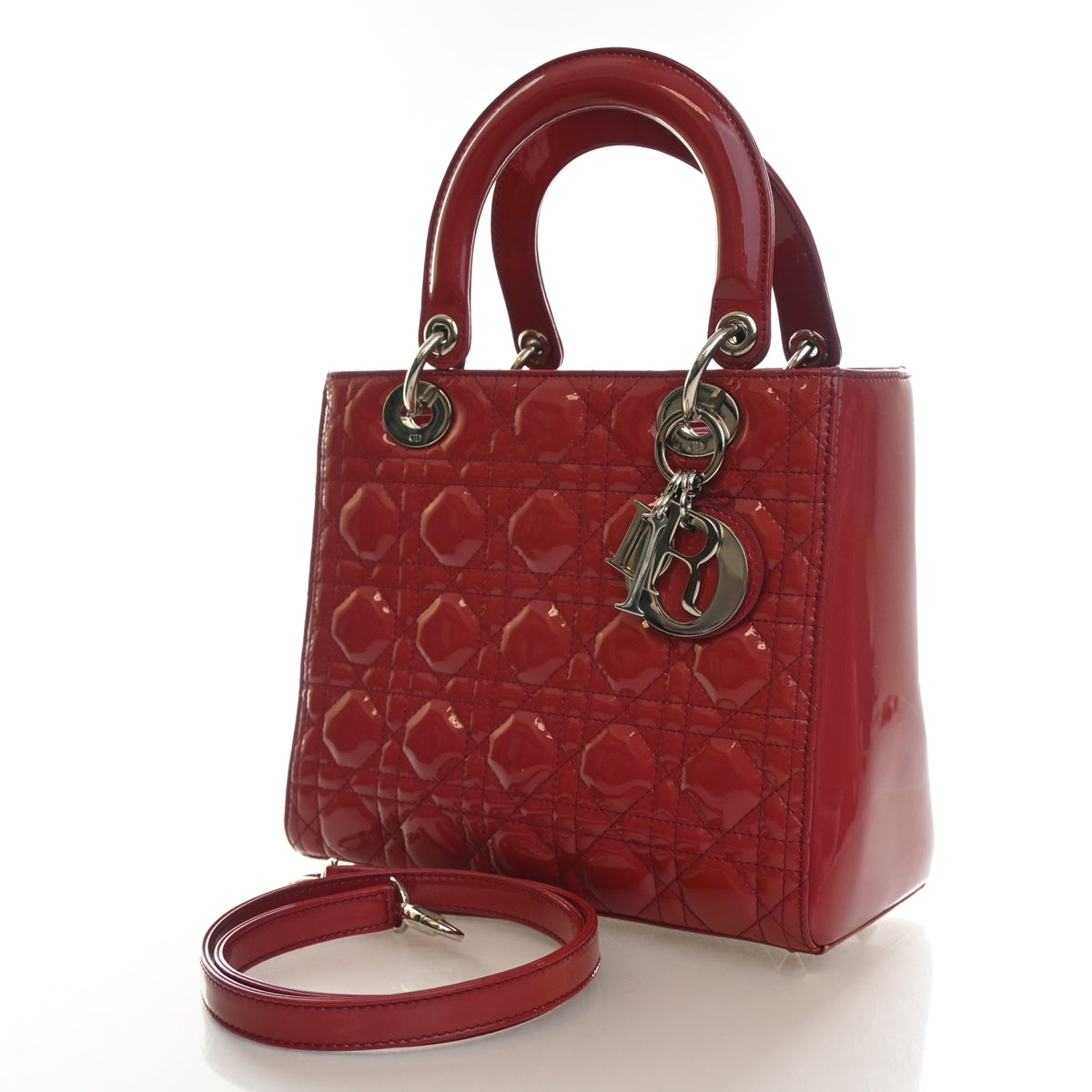 Christian Dior Medium Patent Lady Dior, photo 3 of 15