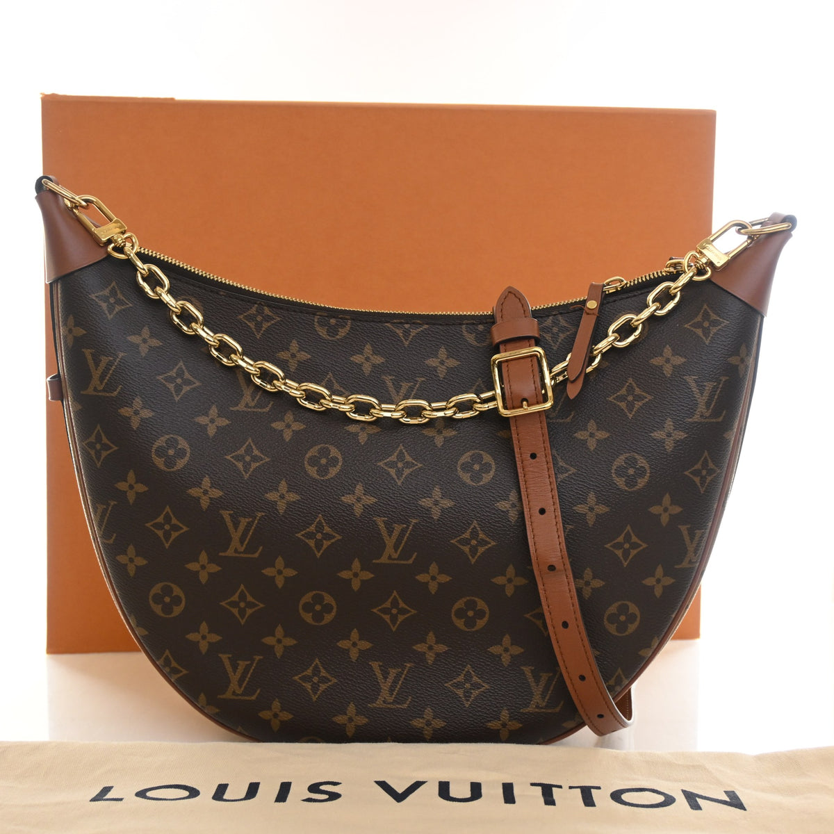 Pre-Owned Louis Vuitton Hobo Monogram Loop Bag, front view, photo 19 of 19
