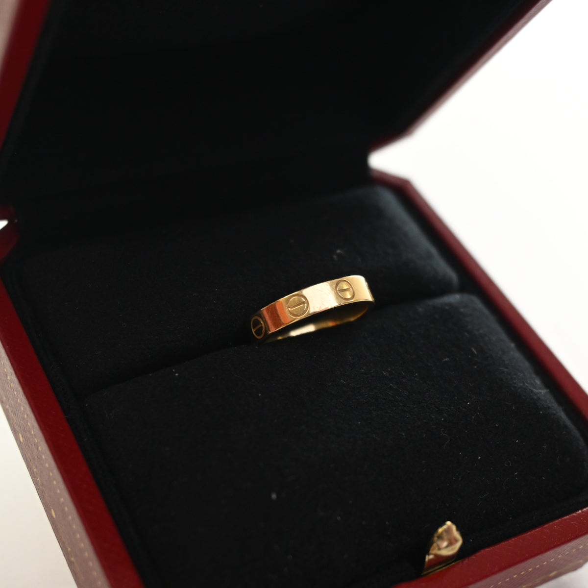 Pre-Owned Cartier Ring Small Model Love Sz 47, with dust bag