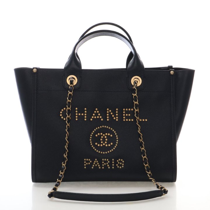 Chanel Small Caviar Deauville Tote, photo 1 of 17