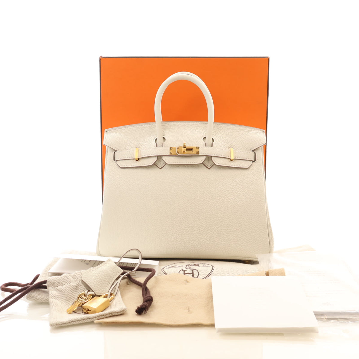 Hermes Mushroom Togo Birkin 25, photo 16 of 16