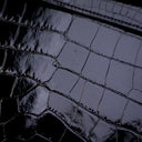 Hermes Noir Alligator Selli...