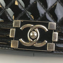 Chanel Medium Black Patent ...
