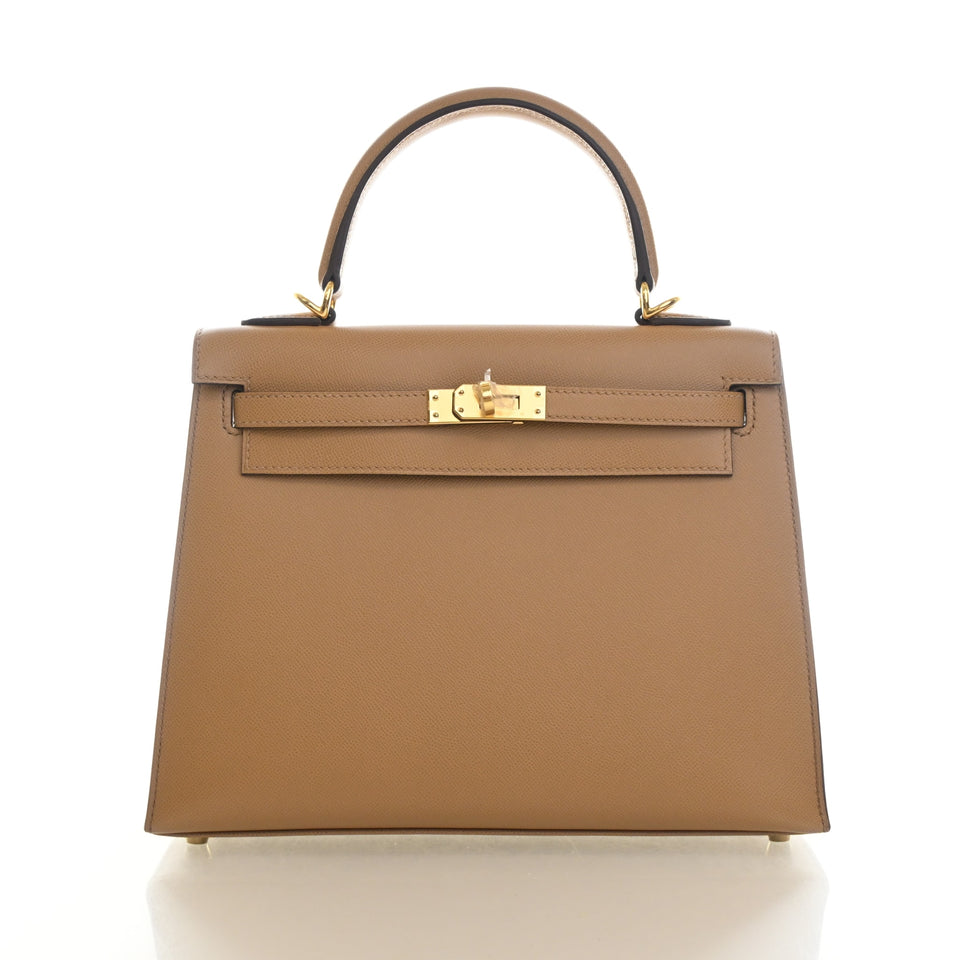 Hermes Biscuit Veau Madame Verso Kelly 25