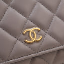 Chanel Mini Lambskin Gem Wa...