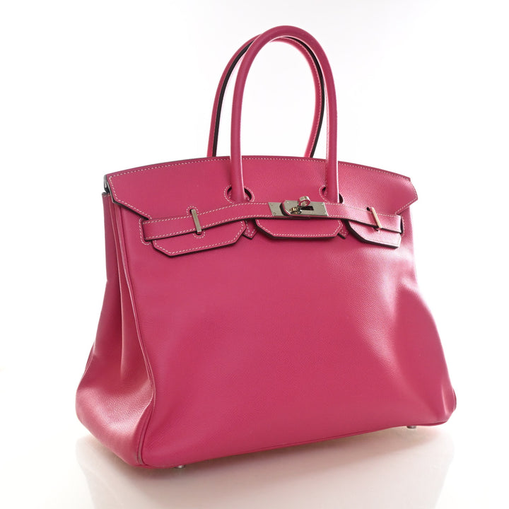 Hermes Rose Tyrien Epsom Candy Birkin 35