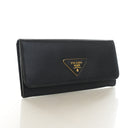 Prada Saffiano Long Flap Wa...