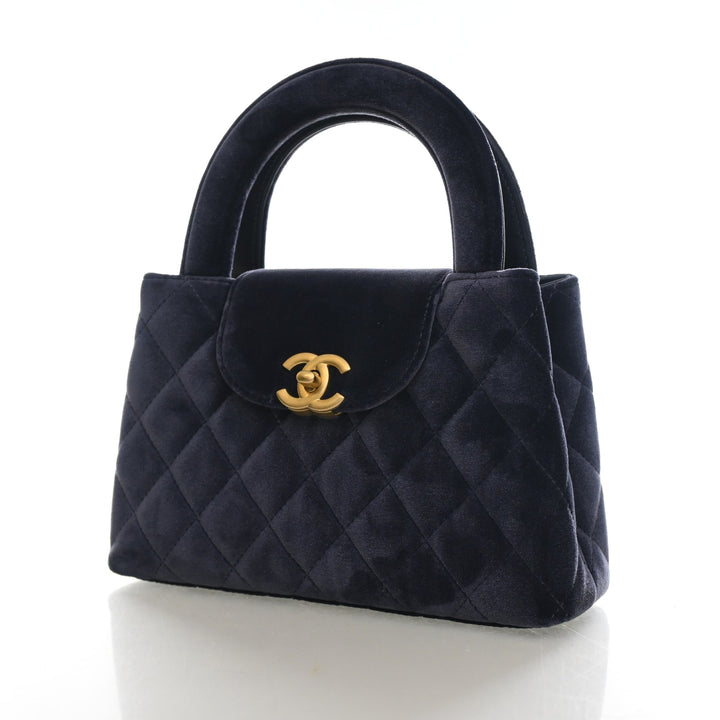Chanel Nano Velvet Kelly Shopper
