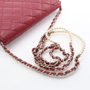 Chanel Lambskin Pearl Walle...