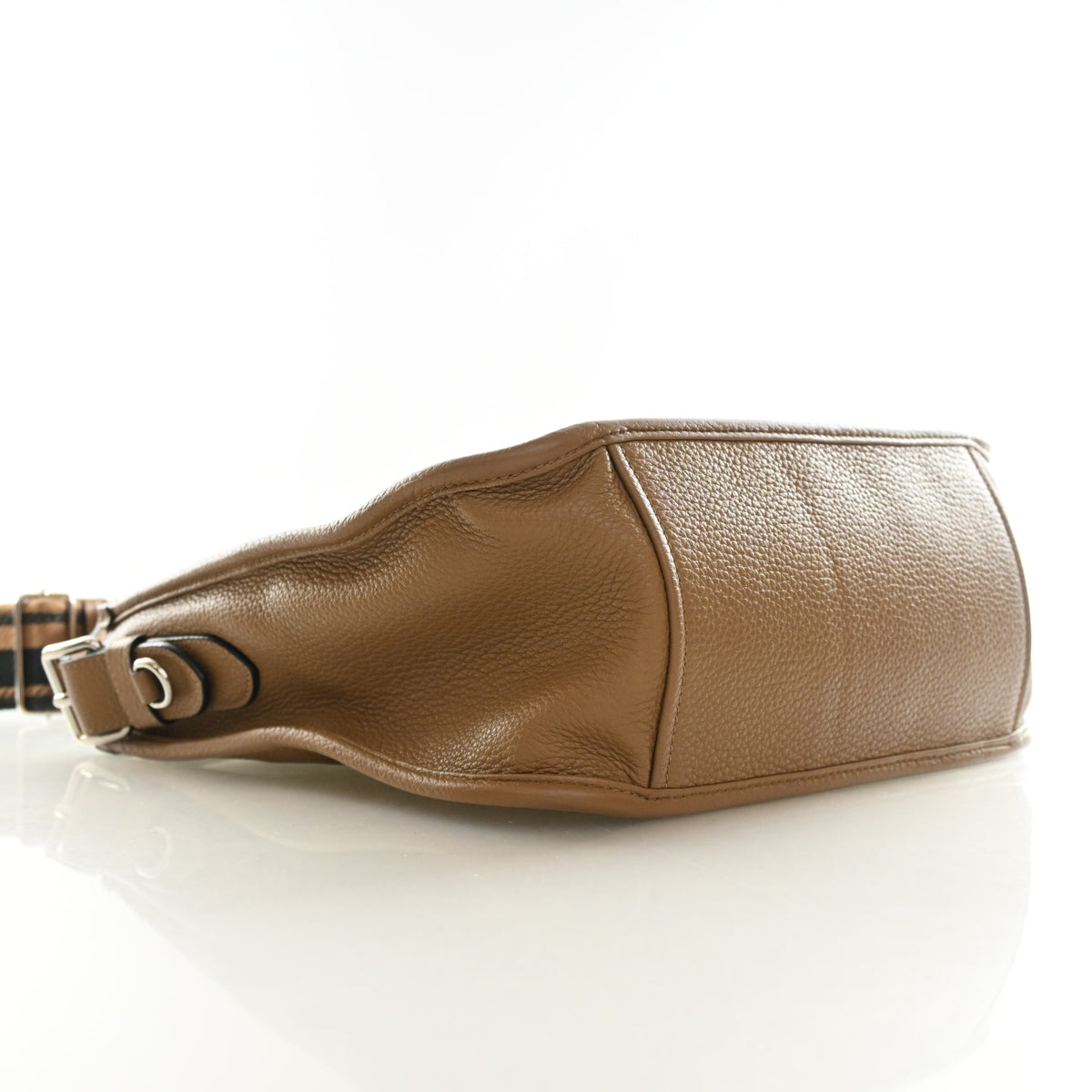 Pre-Owned Prada Shoulder Bag Vitello Daino Phenix, side profile