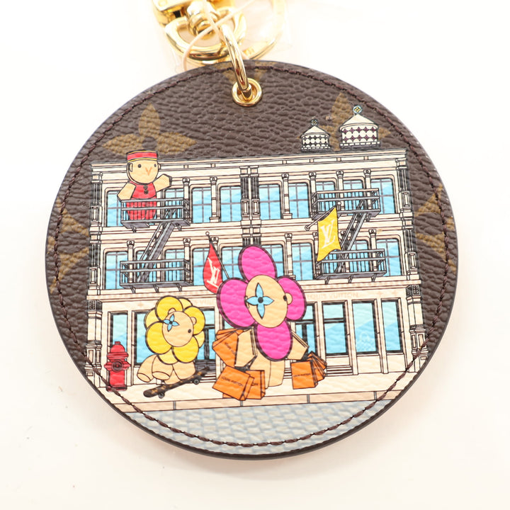 Louis Vuitton Monogram Porte Cles Illustre Vivienne Keychain