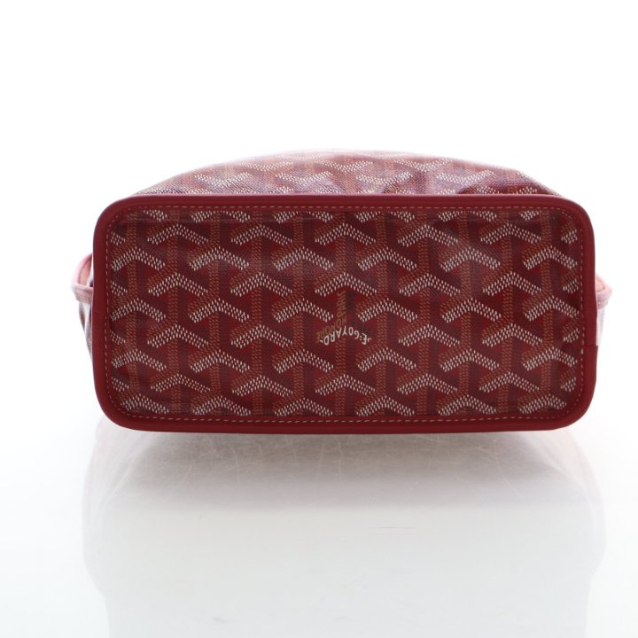 Pre-Owned Goyard Mini Goyardine Anjou, base and feet view, photo 11 of 18