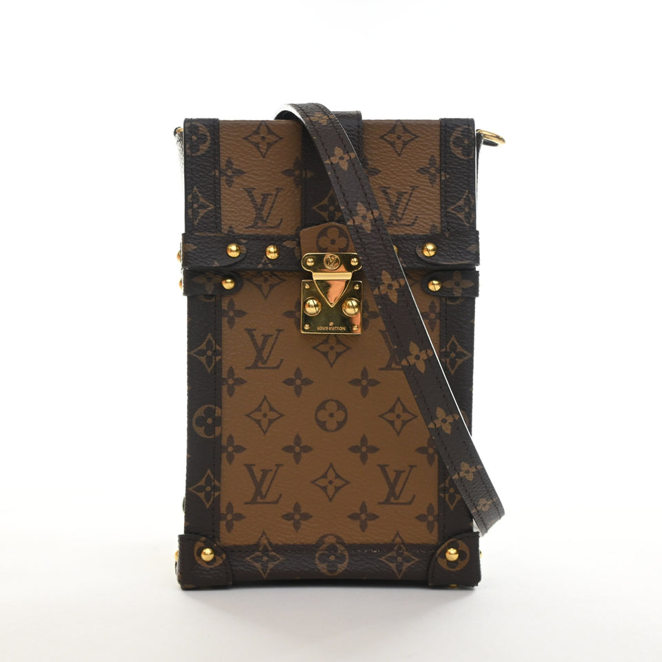Louis Vuitton Reverse Monogram Trunk Vertical Shoulder Bag