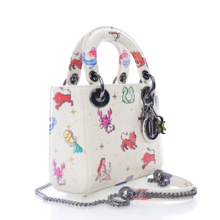 Dior Mini Calfskin Pixel Zodiac Lady Dior