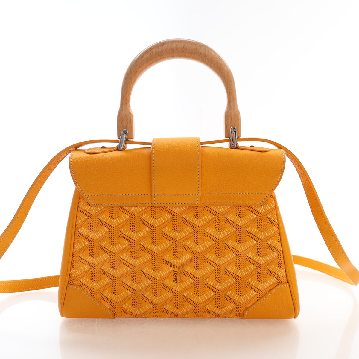 Pre-Owned Goyard Mini Goyardine Saigon, front view, photo 12 of 18