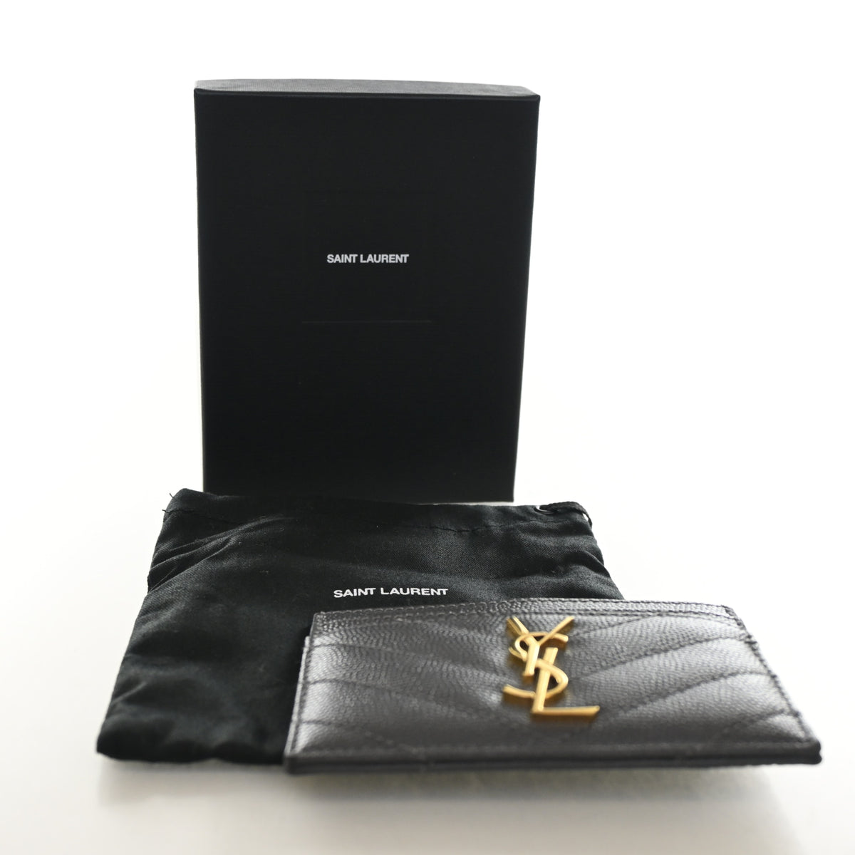 Saint Laurent Calfskin Cassandre Card Holder, photo 10 of 10