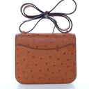 Hermes Gold Ostrich Constan...