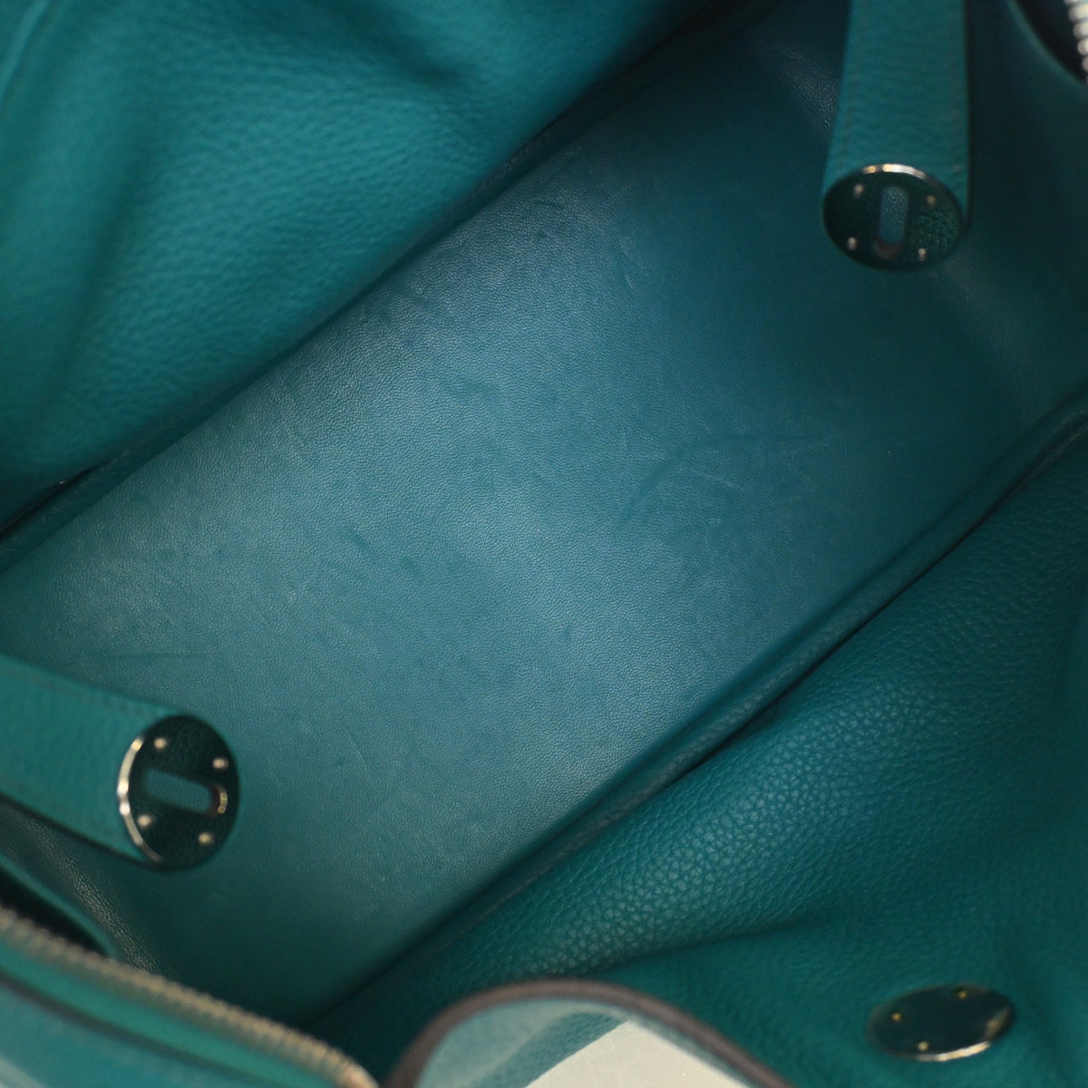 Hermes Bleu Paon Clemence Lindy 30, photo 12 of 19