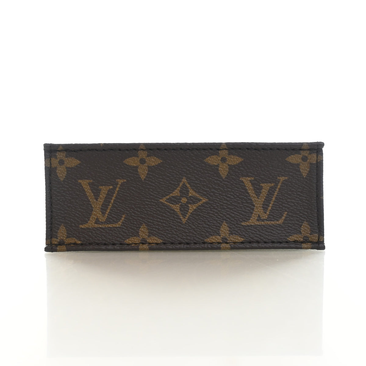 Pre-Owned Louis Vuitton Sac Plat Monogram Petit, base and feet view, photo 8 of 13