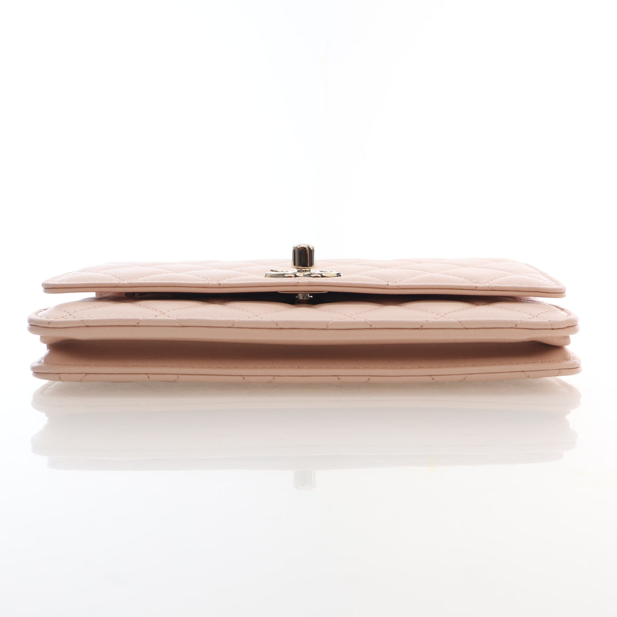 Pre-Owned Chanel Wallet On Chain Trendy CC WOC, side profile, photo 10 of 18