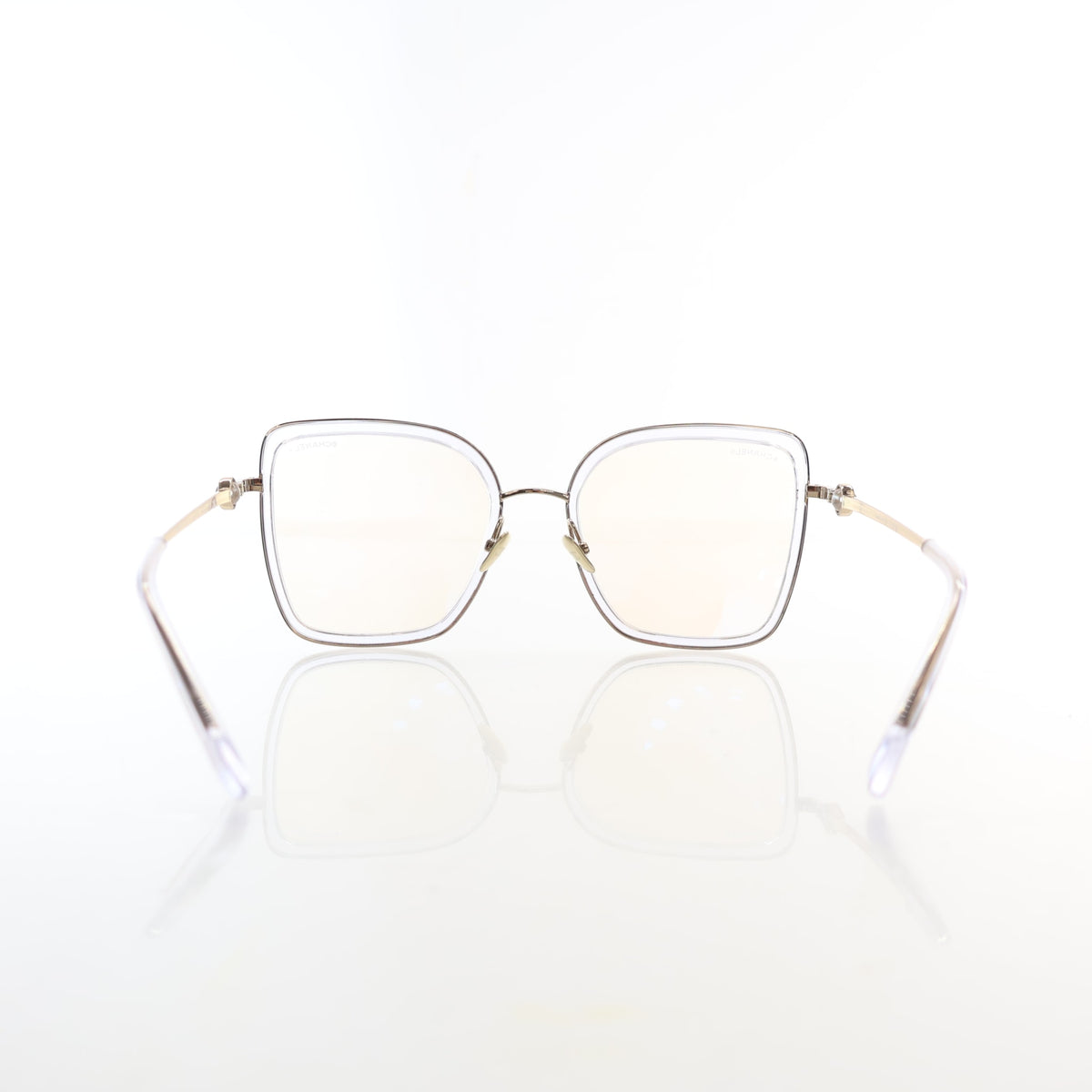 Pre-Owned Chanel Butterfly Blue Light Glasses, front view