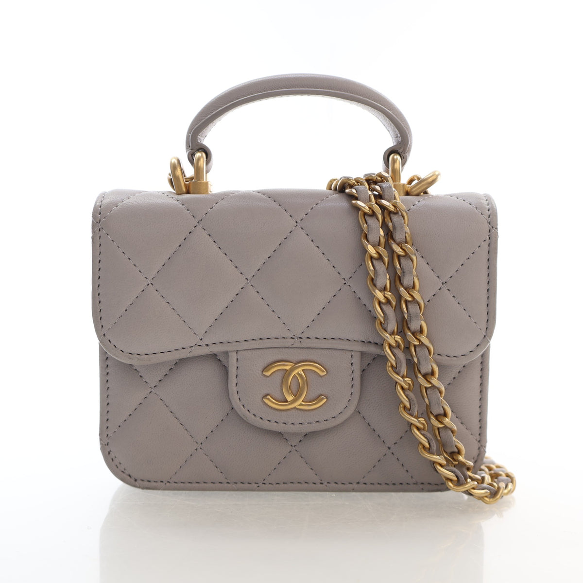 Chanel Mini Lambskin Pouch on Chain, photo 1 of 19