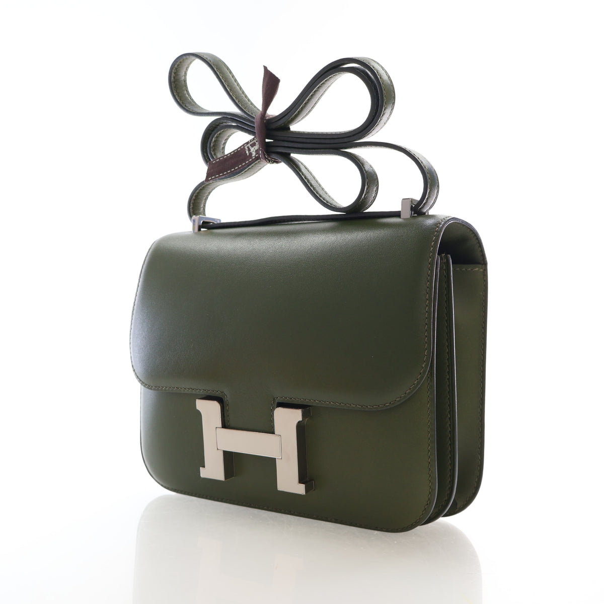 Pre-Owned Hermès Constance 18 Canopée Tadelakt Leather, front view